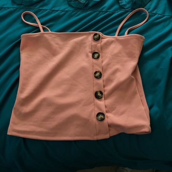 Pink spaghetti strap shirt - Picture 3 of 3